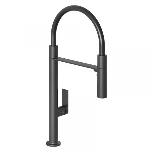 Смеситель для кухни Kludi Qord 568596675 цвет Черный матовый
