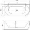 Акриловая ванна Aquanet Elegant A 180х80 260054 без гидромассажа