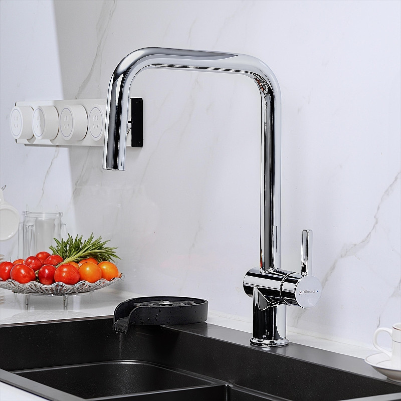 Смеситель для кухни Domaci Ливорно D4703CR цвет Хром