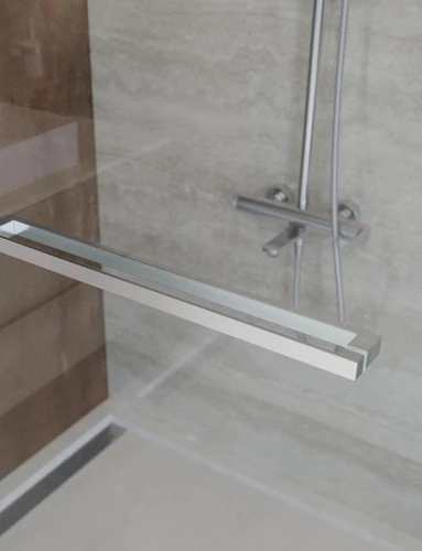 Душевой уголок Cezares Lux 80x90 LUX-AH-FS-1-80/90-C-CR профиль Хром стекло прозрачное
