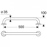 Поручень Ideal Standard Contour S6453MY цвет Stainless Steel / Нержавеющая сталь