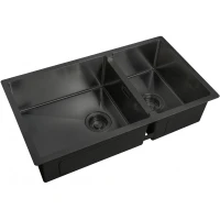 Кухонная мойка ZorG Light Grafit ZL R 780-2-440 GRAFIT Графит нержавеющая сталь встраиваемый
