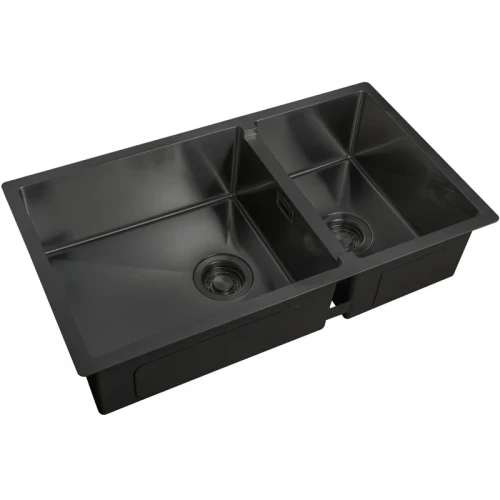 Кухонная мойка ZorG Light Grafit ZL R 780-2-440 GRAFIT Графит нержавеющая сталь встраиваемый