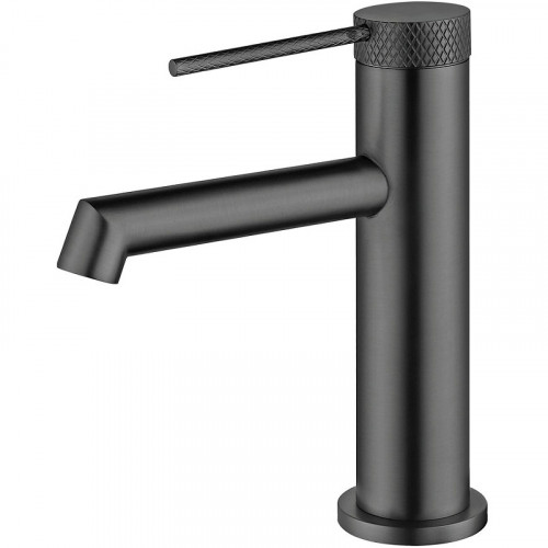 Смеситель для раковины Vincea Rim VBF-2RM1GM Вороненая сталь латунь