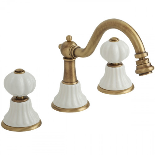 Смеситель для биде Migliore Olivia 18994 Бронза Белый латунь