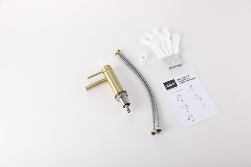 Смеситель для биде Abber Wasser Kreis 316 AF8124BG цвет Золото брашированное