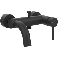 Смеситель для ванны Gessi Emporio Via tortona 18613#299 Черный матовый латунь на стену
