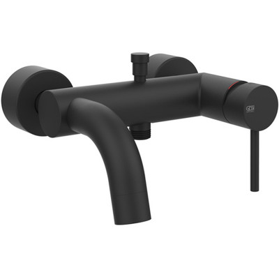 Смеситель для ванны Gessi Emporio Via tortona 18613#299 Черный матовый латунь на стену
