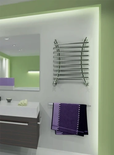 Водяной полотенцесушитель Ника Bamboo ЛБ 8 60x50 Хром нержавеющая сталь