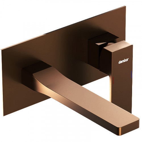 Смеситель для раковины Damixa Gala 530260500 Розовое золото латунь встраиваемый