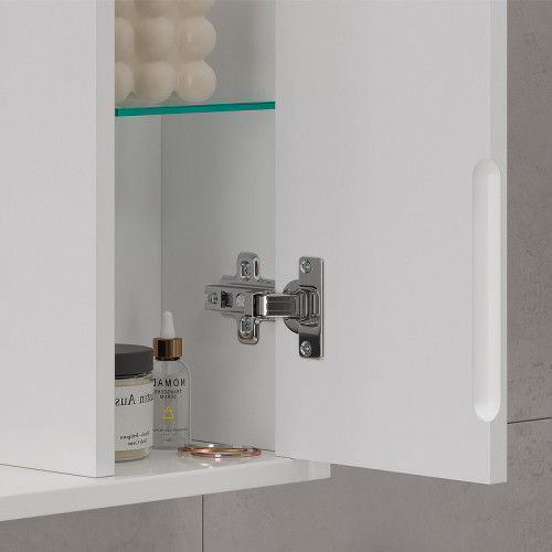 Зеркало со шкафом Volna Lake 80 R zsLAKE80.R-01 с подсветкой Белое