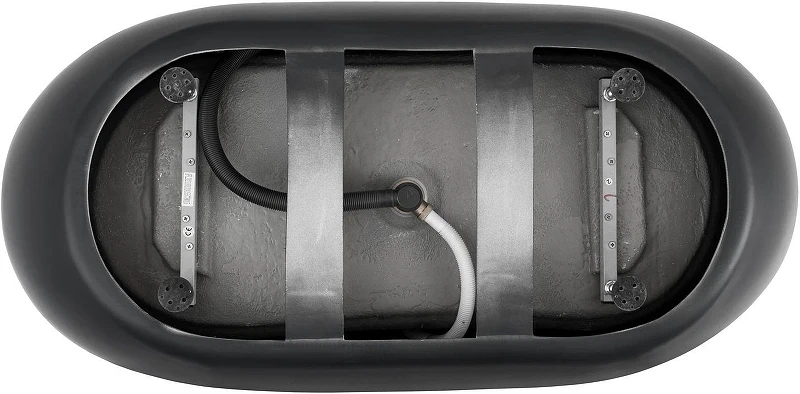 Акриловая ванна Aquanet Family Sweet155778-MW-MB 170x78 293086 цвет Черный матовый Белый матовый