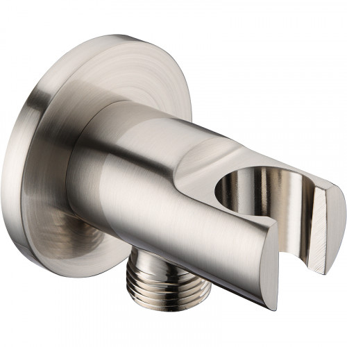 Шланговое подключение WasserKRAFT A099 Хром матовый латунь на стену