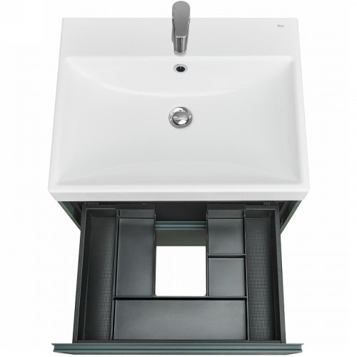 Тумба под раковину Roca Ona 60 A857613513 подвесная Зеленая матовая