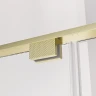 Душевая дверь Veconi Premium Alassio G 130 AL-130-00-G-C4 профиль цвет Брашированное золото стекло прозрачное осветленное