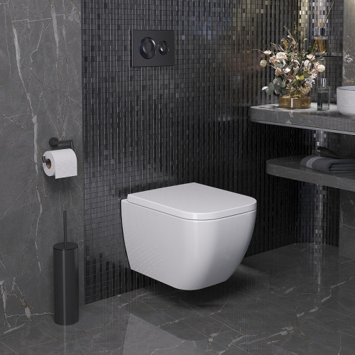 Унитаз Ambassador Forsa 243K19003S подвесной с сиденьем Микролифт фарфор подвесной