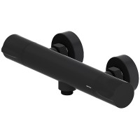 Смеситель для душа Damixa Scandinavian Pure 366000300 с термостатом Черный матовый латунь на стену