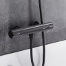 Смеситель для душа Damixa Scandinavian Pure 366000300 с термостатом Черный матовый латунь на стену