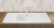 Раковина WeltWasser Deilbach 7505 90 10000004631 Белый глянец фаянс полувстраиваемая