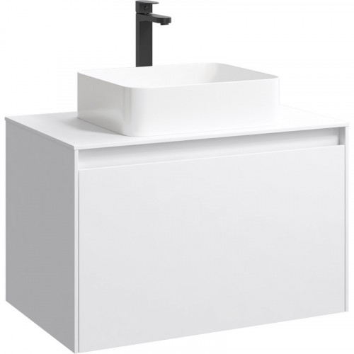 Корпус тумбы под раковину Aqwella 5 Stars Mobi 80 MOB0108W подвесной Белый МДФ / ЛДСП