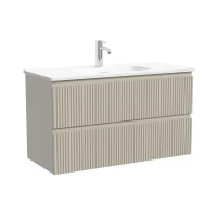 Тумба под раковину Sancos Snob R 90 SNR90/39CE подвесная цвет Beige Soft