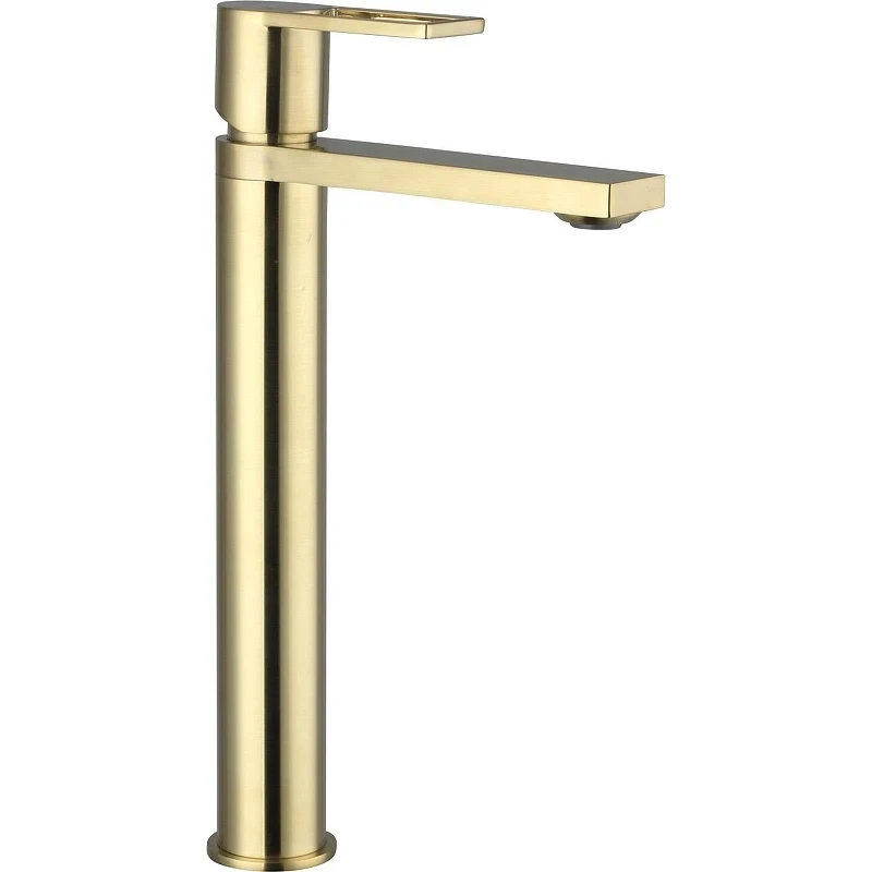 Смеситель для раковины Caprigo Kub 54-023-brg Золото матовое