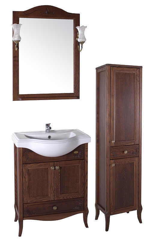 Комплект мебели для ванной ASB-Woodline Салерно 65 969501 цвет Антикварный орех