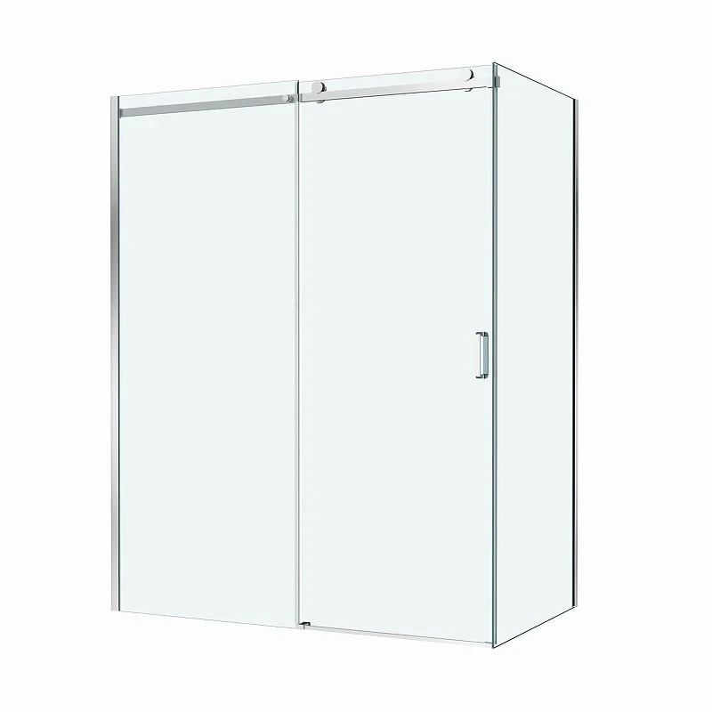 Душевой уголок BelBagno Soft Close-2 160x80 SOFT_CLOSE-2-AH-1-160/80-C-Cr профиль Хром стекло прозрачное