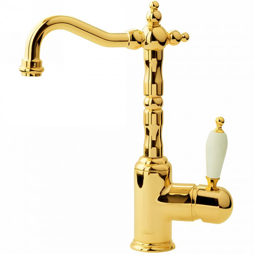 Смеситель для раковины Boheme Tradizionale Oro 282 Золото латунь