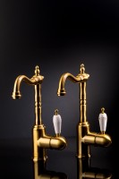 Смеситель для раковины Boheme Tradizionale Oro 282 Золото латунь