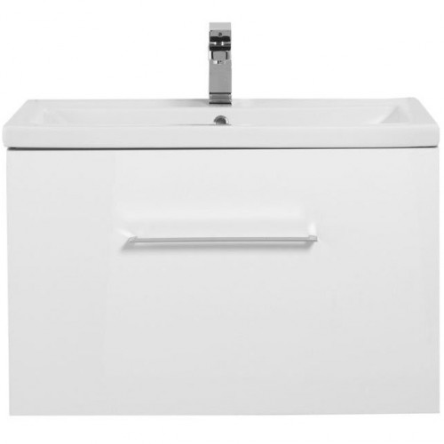 Тумба под раковину Aquanet Порто 70 241747 подвесной Белая МДФ / ЛДСП