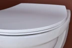 Комплект унитаза с инсталляцией Jacob Delafon Patio E21740RU-00 с сиденьем Микролифт и клавишей смыва Хром фарфор подвесной
