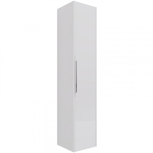 Шкаф пенал Dreja Prime 35 99.9303 подвесной Белый глянец МДФ / ЛДСП