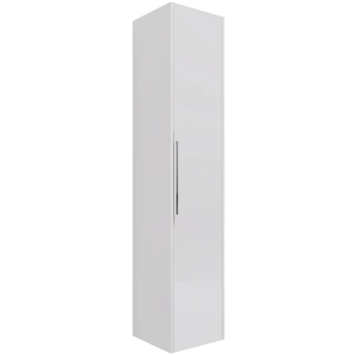 Шкаф пенал Dreja Prime 35 99.9303 подвесной Белый глянец МДФ / ЛДСП