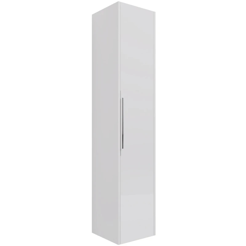 Шкаф пенал Dreja Prime 35 99.9303 подвесной Белый глянец МДФ / ЛДСП