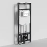 Инсталляция WasserKRAFT Alme 15TLT.010.ME.BN03 для унитаза с клавишей смыва Никель