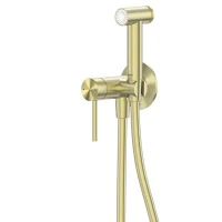 Гигиенический душ со смесителем Abber Wasser Kreis 316 AF8125BG цвет Золото брашированное