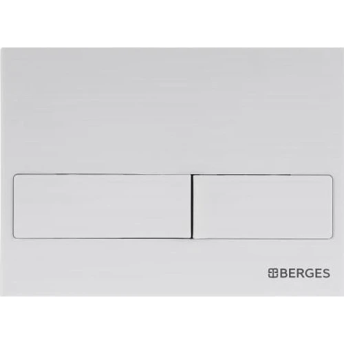 Инсталляция Berges Novum L4 040214 для унитаза с Белой клавишей смыва пластик