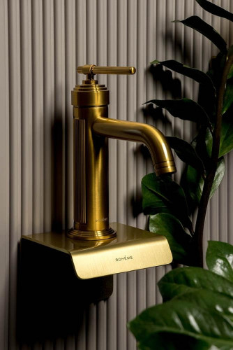 Смеситель для раковины Boheme Eterna 175-BR цвет Бронза