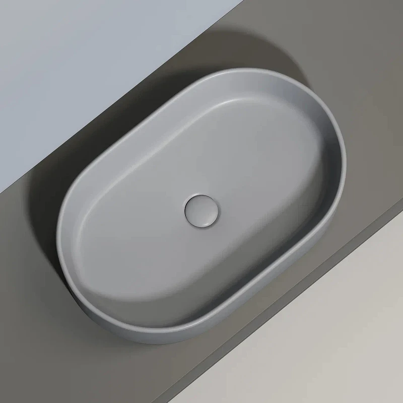 Раковина-чаша Ceramicanova Element 61 CN6048MH Антрацит матовый фарфор накладная