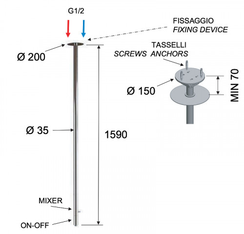 Смеситель для раковины Remer X Style N17NO цвет Черный матовый