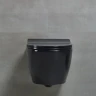 Унитаз beWash Bogen 88303206 подвесной Черный глянец с сиденьем Микролифт фарфор подвесной
