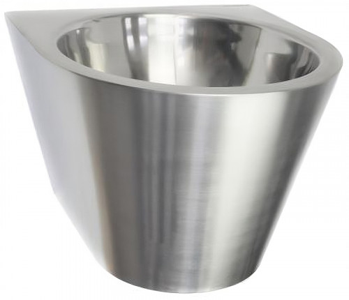 Раковина Nofer 36 13036.C.S Нержавеющая сталь матовая