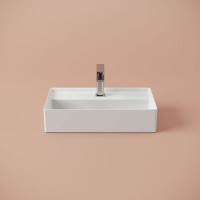 Раковина Artceram Scalino 50 SCL006 01 00 Белая фаянс подвесная, накладная