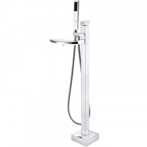 Смеситель для ванны Swedbe Spira 4008 Хром латунь на пол