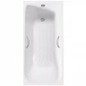 Чугунная ванна Delice Continental Plus 100х70 DLR230642R-AS цвет Белый с отверстиями под ручки с антискользящим покрытием