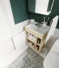Тумба с раковиной 1MarKa Lido 60Н У83300 Дуб сонома Белый МДФ / ЛДСП