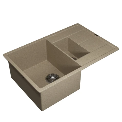 Кухонная мойка Uperwood Quartz Premium UPD-05-02 78 3910202117 цвет Бежевый матовый
