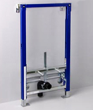 Инсталляция Geberit Duofix 111.524.00.1 для биде без угловых фитингов нержавеющая сталь