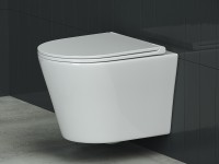 Унитаз Ceramicanova Forma CN3011 подвесной с сиденьем Микролифт фарфор подвесной